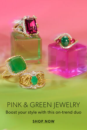 Pink & Green Jewelry. Boost your style with this on-trend duo. Shop Now