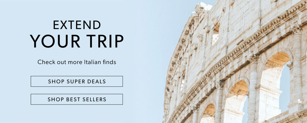 Extend your trip – check out more Italian finds. Picture of the Roman Colosseum.