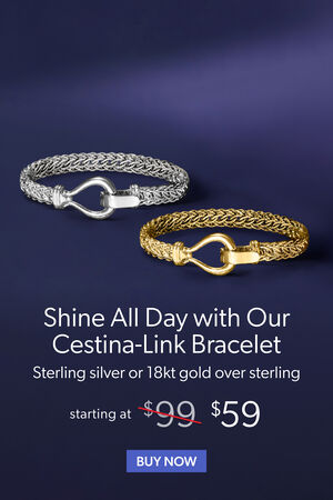Shine All Day with Our Cestina-Link Bracelet. Starting at $59