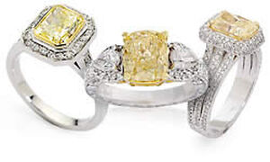 Fancy Yellow Diamond Engagement Rings
