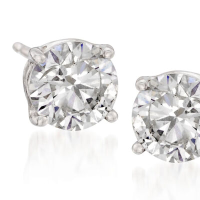 Diamond Studs. Image Featuring Diamond Stud Earrings