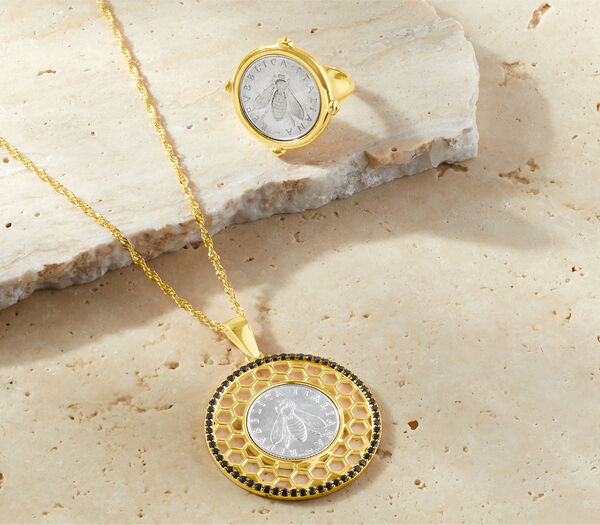 Old-World Charm. Classic coins with a modern update. Shop Lira Jewelry