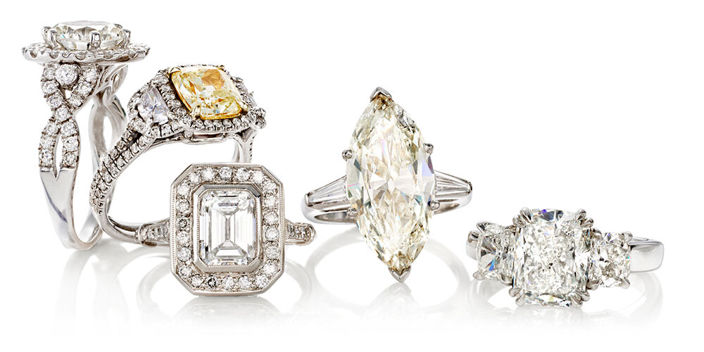 Five Rings From Our Majestic Diamonds Collection