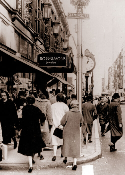 Photo Of The First Ross-Simons Store in Down-Town Providence RI