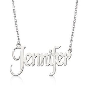 Sterling Silver Name Necklace #448725