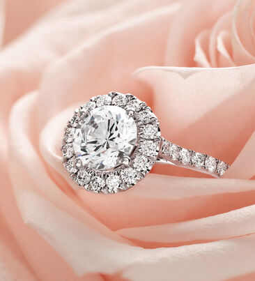 Engagement Styles. Ready to pop the question? Image of five engagement rings.