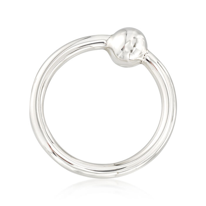 Cunill Sterling Silver Single Ring Baby Rattle