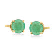 1.70 ct. t.w. Multi-Gemstone Jewelry Set: Three Pairs of Stud Earrings in 14kt Yellow Gold
