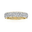 2.00 ct. t.w. Pave Diamond Eternity Band in 14kt Yellow Gold
