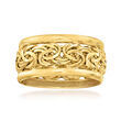 10kt Yellow Gold Byzantine Bordered Ring