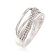 .20 ct. t.w. Diamond Multi-Band Ring in 14kt White Gold
