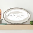 Mariposa &quot;String of Pearls&quot; Personalized Oval Serving Platter