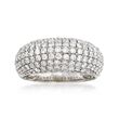 C. 1990 Vintage 1.77 ct. t.w. Pave Diamond Ring in 18kt White Gold