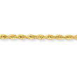 2.5mm 10kt Yellow Gold Rope-Chain Necklace