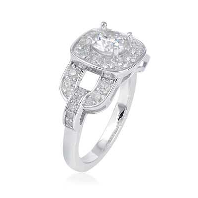 1.70 ct. t.w. Moissanite Ring in Sterling Silver
