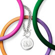 Italian Sterling Silver Personalized Disc Necklace