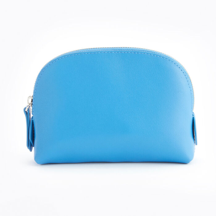 Royce Light Blue Leather Cosmetic Case