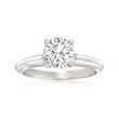 1.13 Carat Certified Diamond Solitaire Ring in 14kt White Gold