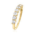 1.00 ct. t.w. CZ Ring in 14kt Yellow Gold