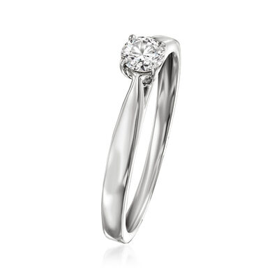 .25 Carat Lab-Grown Diamond Solitaire Ring in Sterling Silver