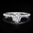 1.20 ct. t.w. Lab-Grown Diamond Engagement Ring in 14kt White Gold