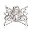 1.00 ct. t.w. Diamond Spider Ring in Sterling Silver
