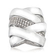 .60 ct. t.w. Diamond Knot Ring in 14kt White Gold