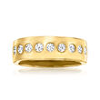 .49 ct. t.w. Diamond Ring in 18kt Gold Over Sterling