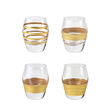 Vietri &quot;Raffaello&quot; Set of 4 Liquor Glasses from Italy