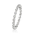 .25 ct. t.w. Diamond Eternity Band in Sterling Silver
