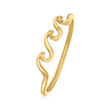 14kt Yellow Gold Waves Ring