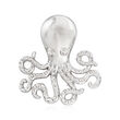 Sterling Silver Octopus Pin/Pendant