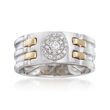 Men's .25 ct. t.w. Diamond Ring in 14kt Two-Tone Gold