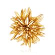 C. 1980 Vintage Tiffany Jewelry 18kt Yellow Gold Flower Pin