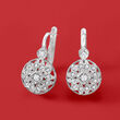 .50 ct. t.w. Diamond Multi-Shaped Drop Earrings in Sterling Silver