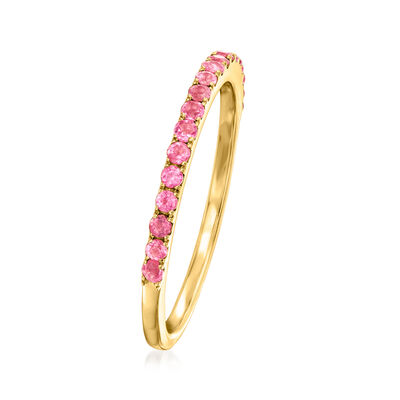 .20 ct. t.w. Pink Tourmaline Ring in 14kt Yellow Gold