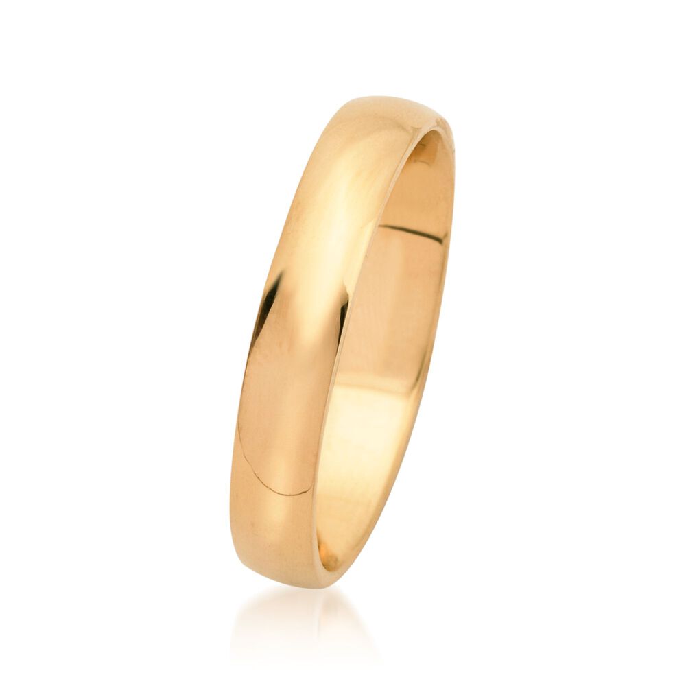 Men's 4mm 14kt Yellow Gold Wedding Ring | Ross-Simons