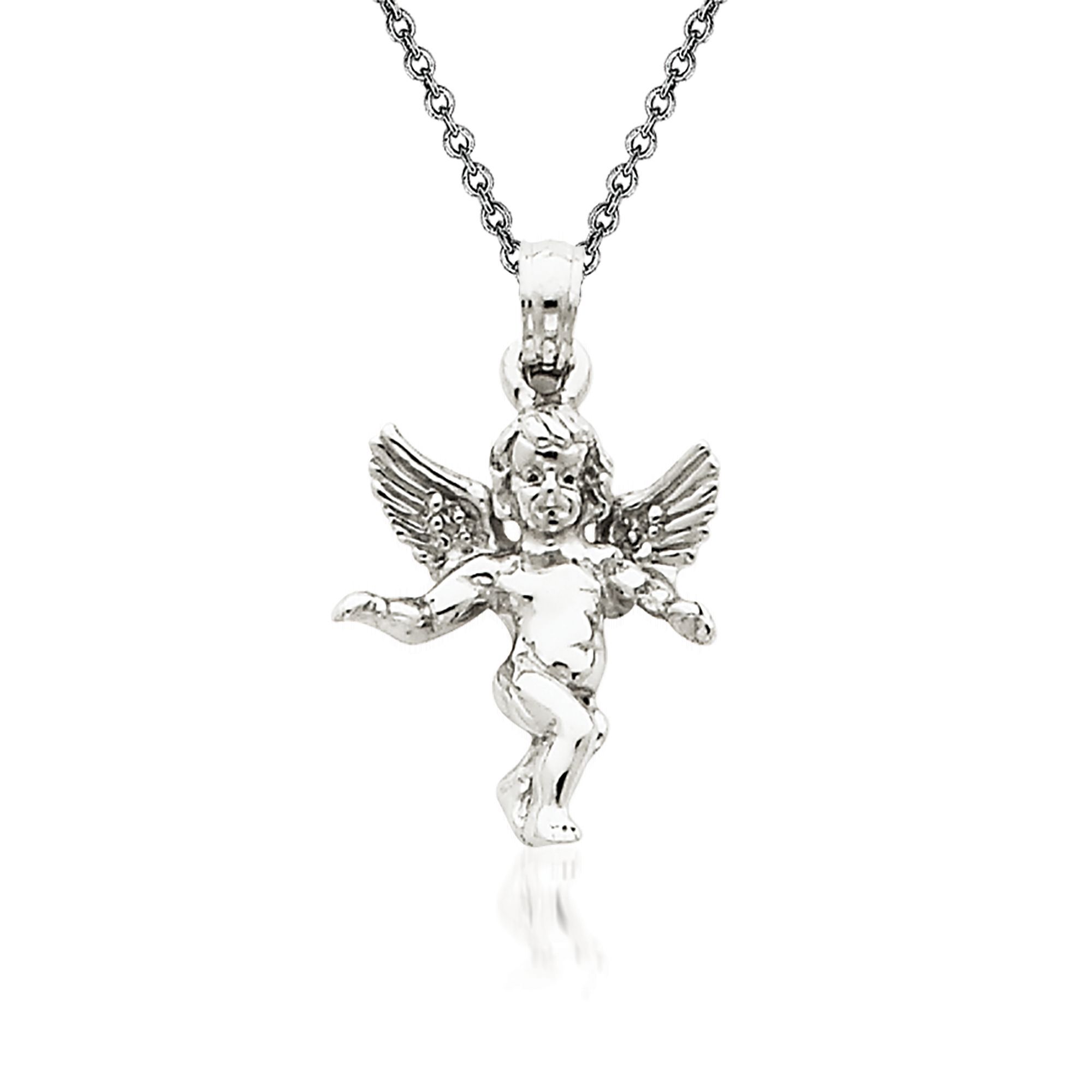 guardian angel gold necklace
