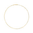 1mm 14kt Yellow Gold Omega Necklace