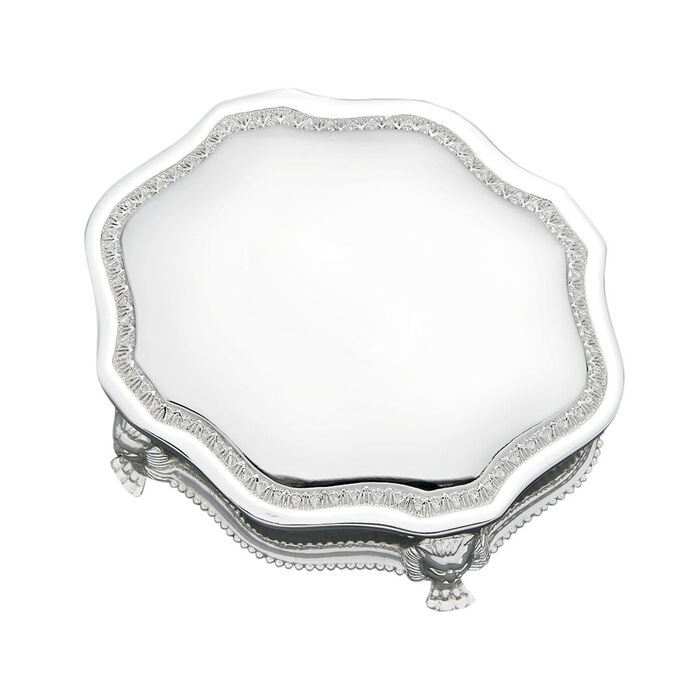 Cunill &quot;Princess&quot; Silver Plate Victorian-Inspired Jewelry Box