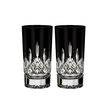 Waterford Crystal &quot;Lismore Black&quot; Set of 2 Highball Glasses
