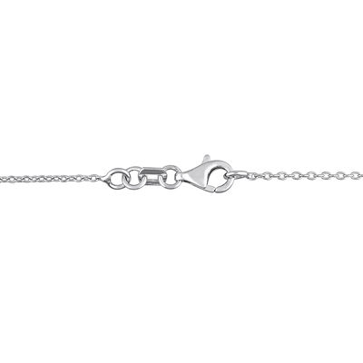 1.43 ct. t.w. Diamond Leaf Necklace in 14kt White Gold