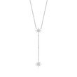 .25 ct. t.w. Diamond Star Y-Necklace in Sterling Silver