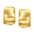 Italian 18kt Gold Over Sterling Dome Earrings