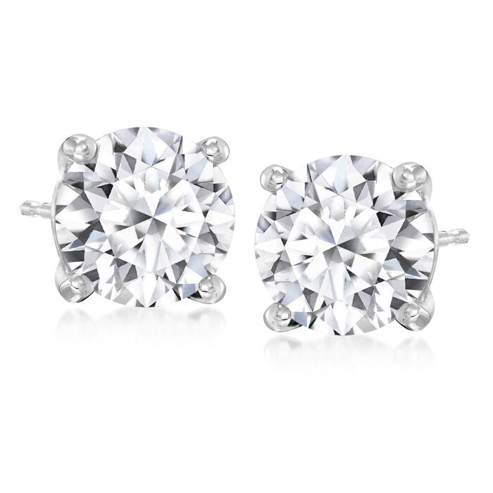 4.00 ct. t.w. Lab-Grown Diamond Stud Earrings in Platinum