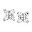 Roberto Coin &quot;Love in Verona&quot; .54 ct. t.w. Diamond Earrings in 18kt White Gold