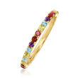 .70 ct. t.w. Multi-Stone Eternity Band in 14kt Yellow Gold