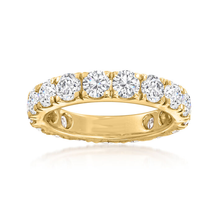 4.00 ct. t.w. Diamond Eternity Band in 14kt Yellow Gold | Ross-Simons