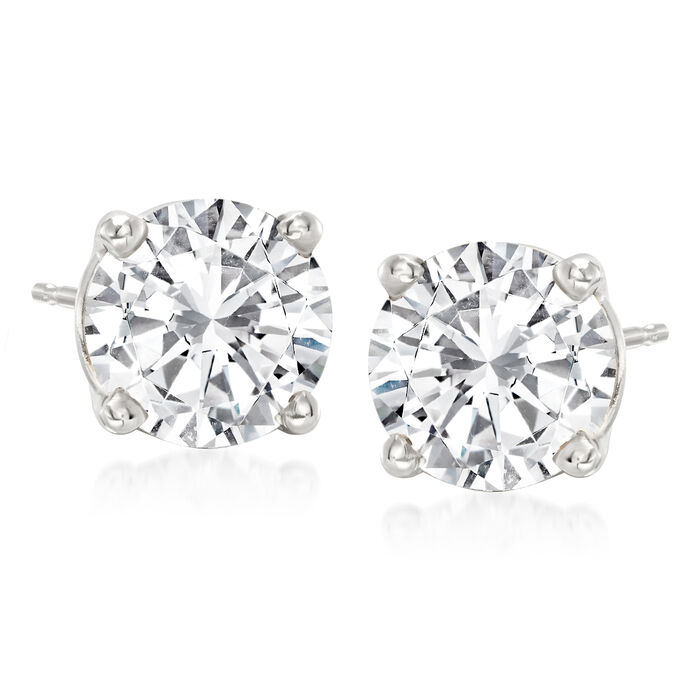 2.75 ct. t.w. Diamond Stud Earrings in Platinum
