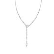 3.05 ct. t.w. CZ Y-Necklace in Sterling Silver
